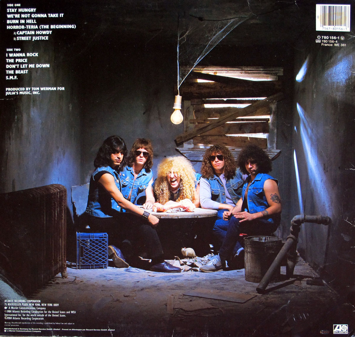 High Resolution Photos of twisted sister stay hungry france 
